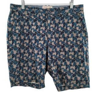 Original Penguin Men's Casual Shorts Size 32 Leaf pattern